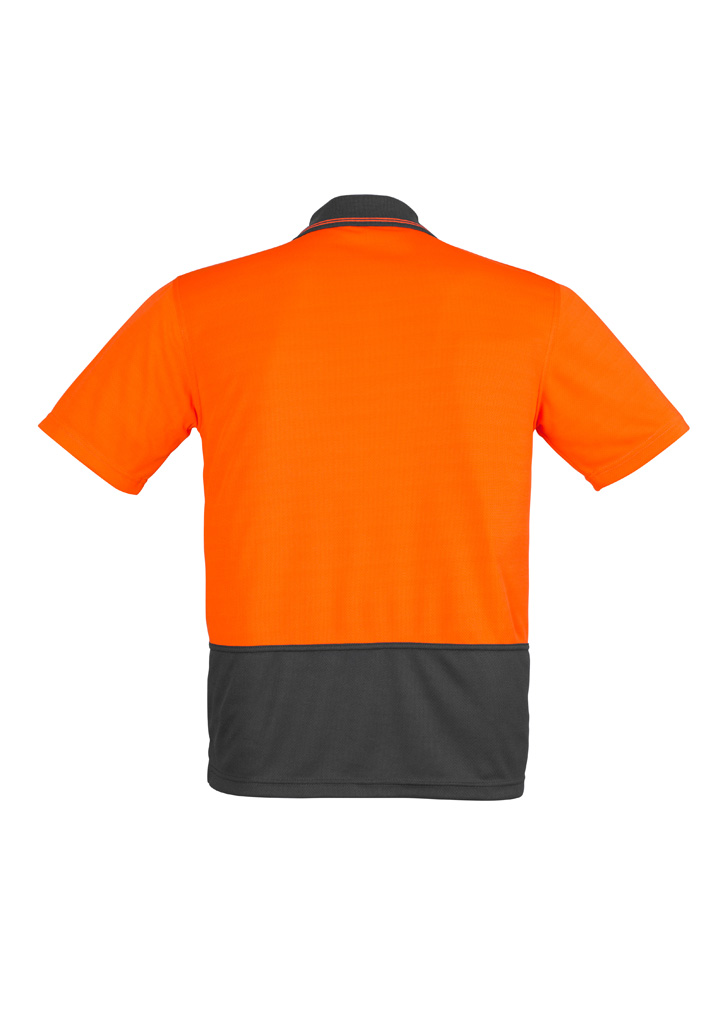 Mens Hi Vis Comfort Back Short Sleeve Polo - Image 3