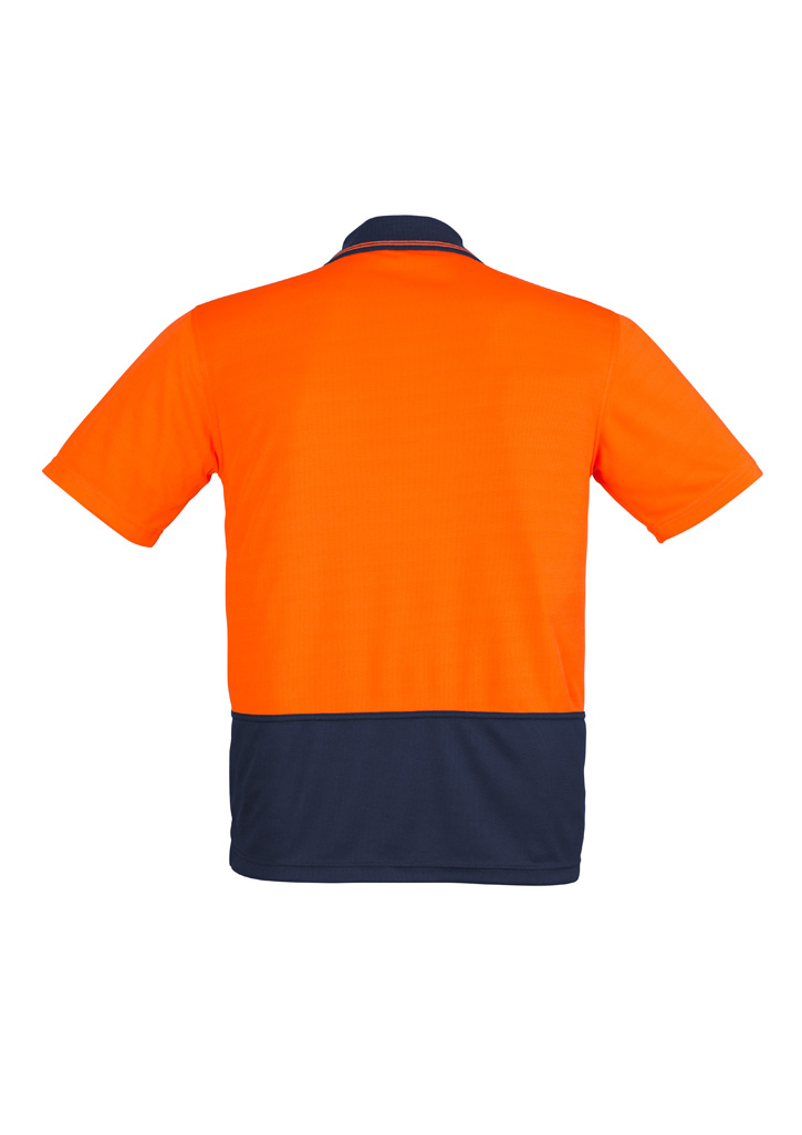Mens Hi Vis Comfort Back Short Sleeve Polo - Image 9