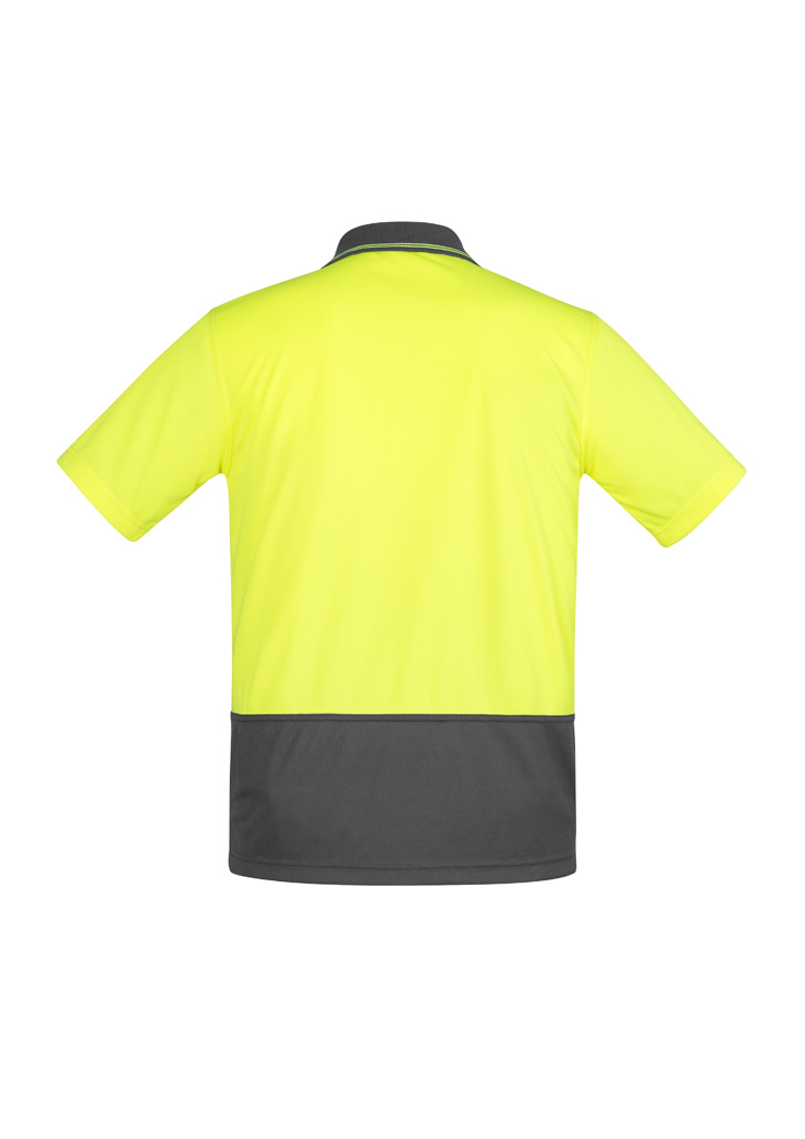 Mens Hi Vis Comfort Back Short Sleeve Polo - Image 5