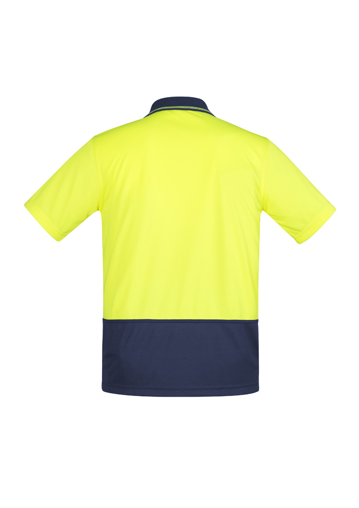 Mens Hi Vis Comfort Back Short Sleeve Polo - Image 7