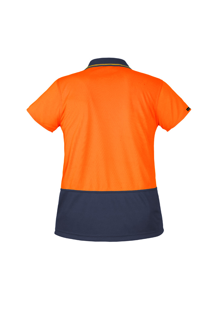 Womens Hi Vis Basic Short Sleeve Polo - Image 5