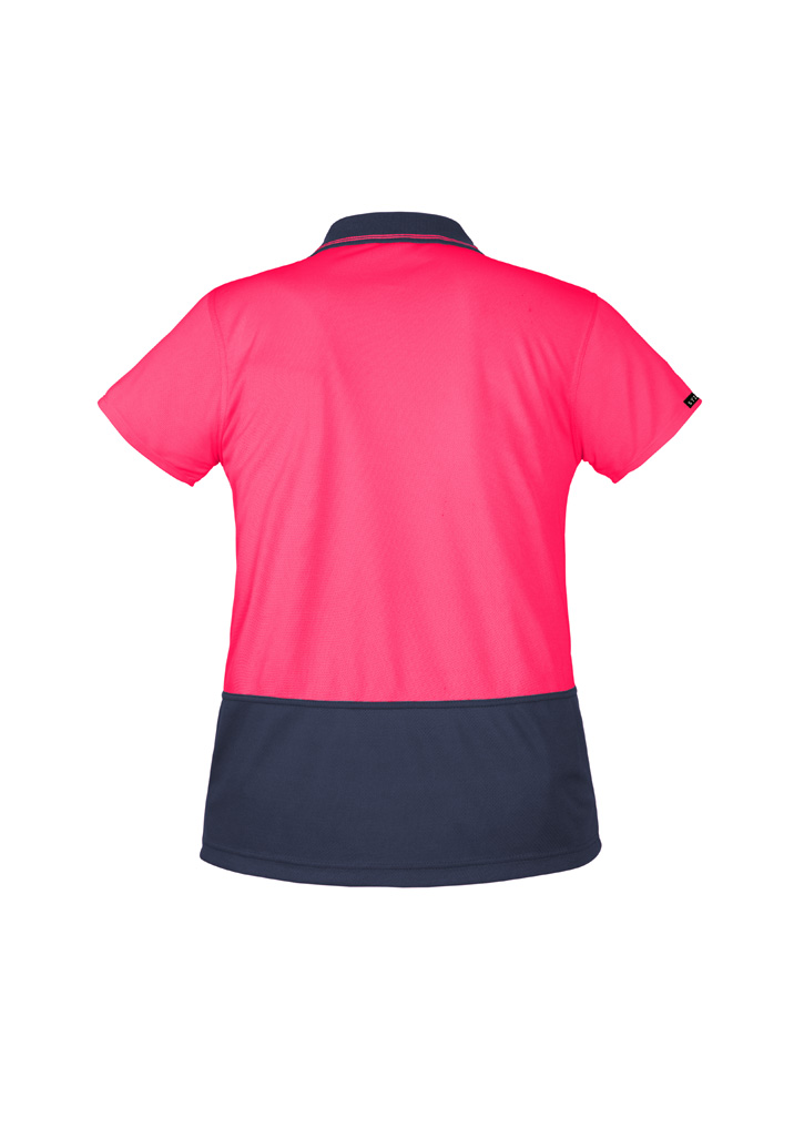 Womens Hi Vis Basic Short Sleeve Polo - Image 8
