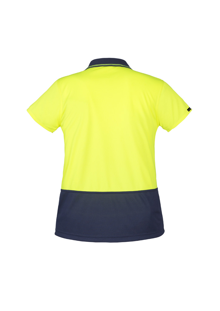 Womens Hi Vis Basic Short Sleeve Polo - Image 3