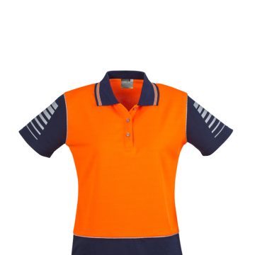 Womens Hi Vis Zone Polo