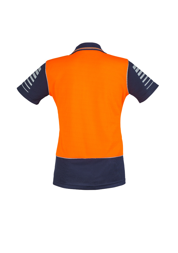 Womens Hi Vis Zone Polo - Image 3