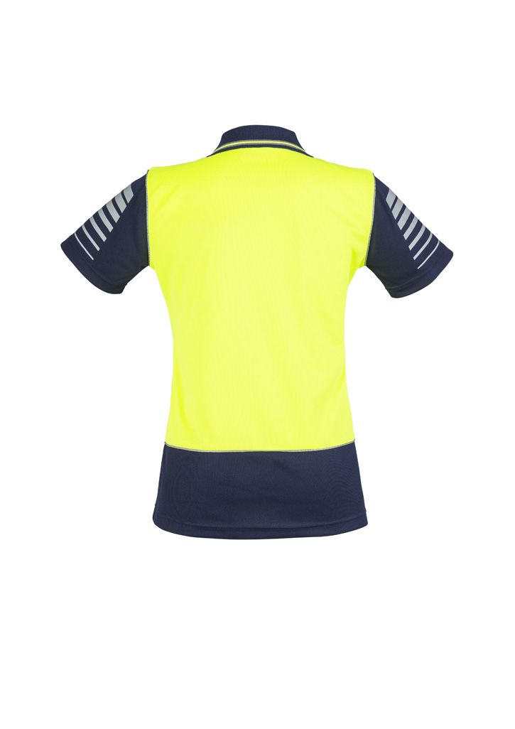Womens Hi Vis Zone Polo - Image 5
