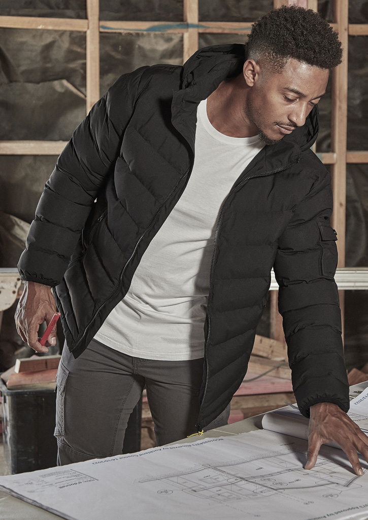 Unisex Streetworx Hooded Puffer Jacket - Image 16