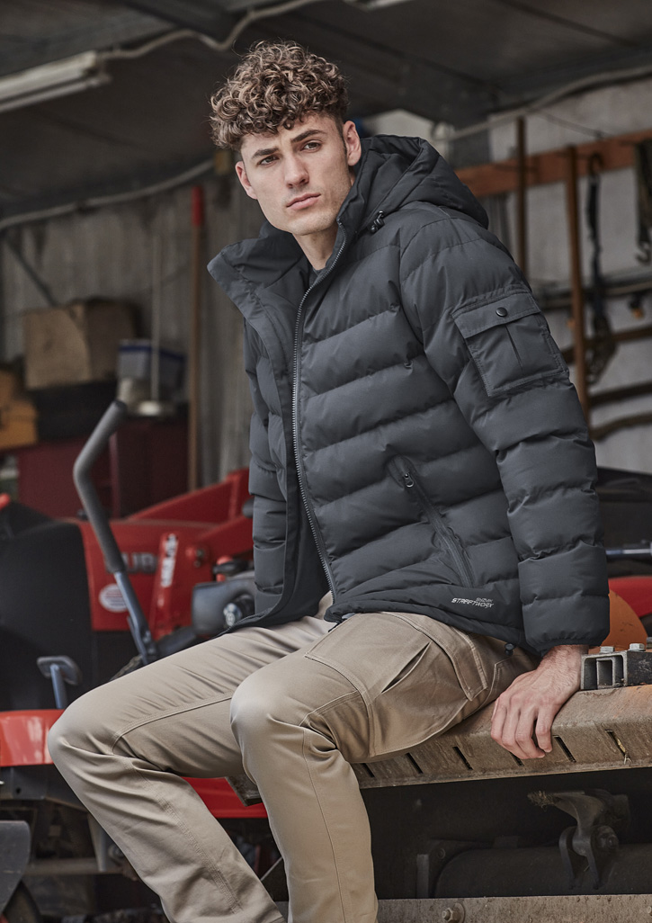 Unisex Streetworx Hooded Puffer Jacket - Image 3