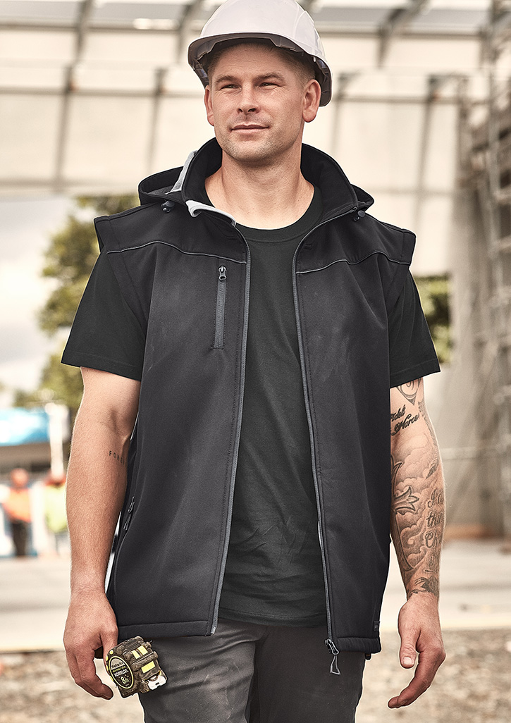 Unisex Streetworx 2 In 1 Stretch Softshell Jacket - Image 3