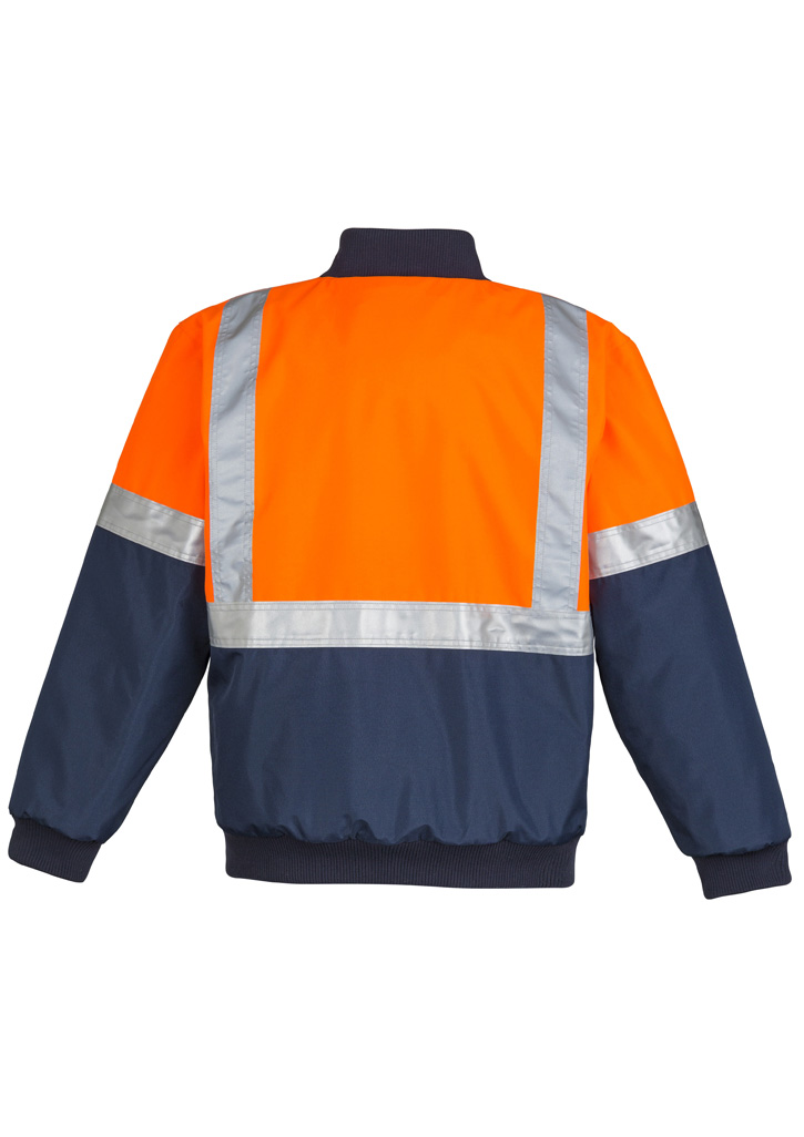 Mens Hi Vis Quilted Flying Jacket - Image 6