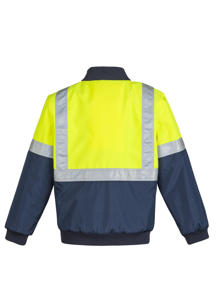 Mens Hi Vis Quilted Flying Jacket - Image 4