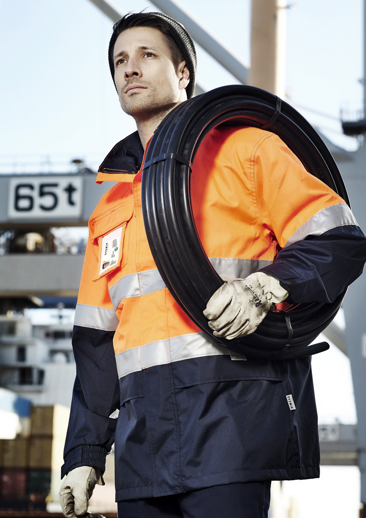 Mens Hi Vis Ultralite Waterproof Jacket - Image 4