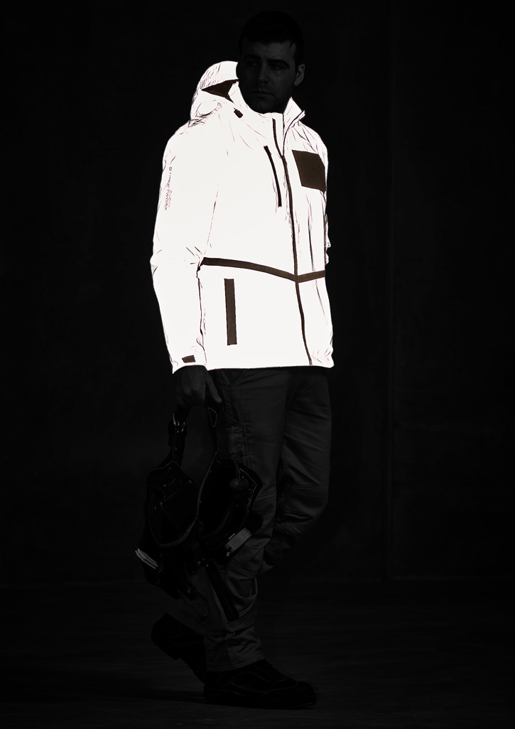 Unisex Streetworx Reflective Waterproof Jacket - Image 5