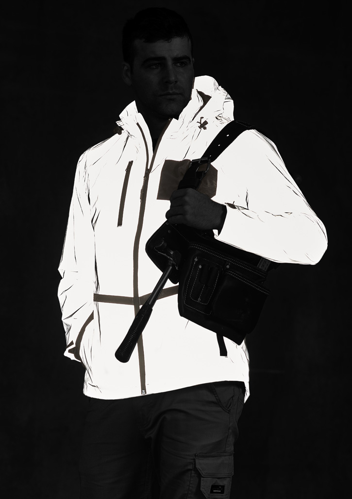 Unisex Streetworx Reflective Waterproof Jacket - Image 6
