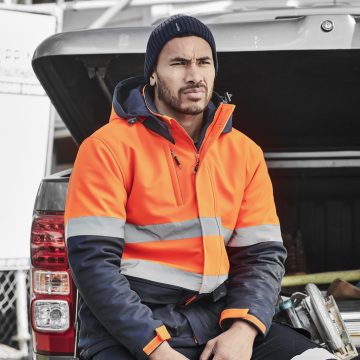 Unisex Hi Vis Antarctic Softshell Jacket