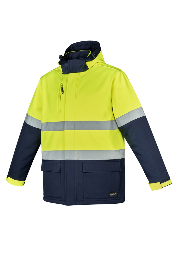 Unisex Hi Vis Antarctic Softshell Jacket - Image 11