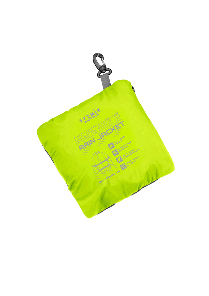 Unisex Super Light Segmented Tape Packable Rain Jacket - Image 20