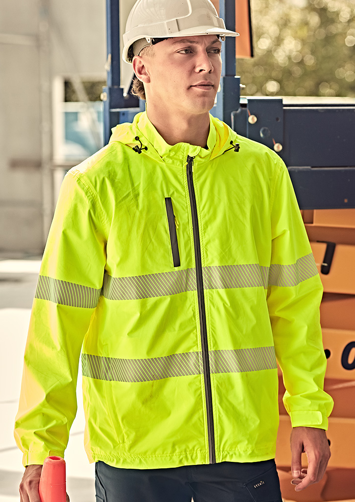 Unisex Super Light Segmented Tape Packable Rain Jacket - Image 10