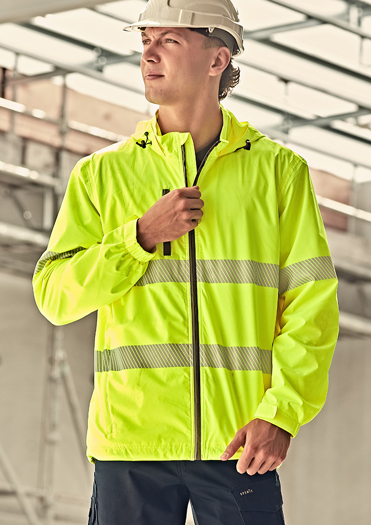 Unisex Super Light Segmented Tape Packable Rain Jacket - Image 11