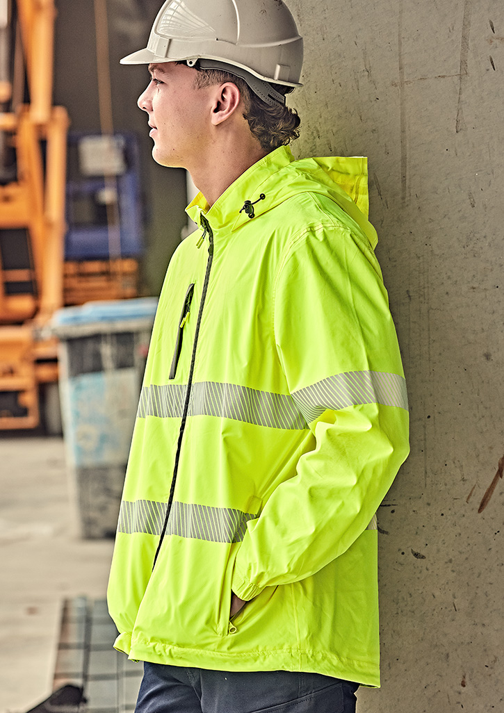 Unisex Super Light Segmented Tape Packable Rain Jacket - Image 13