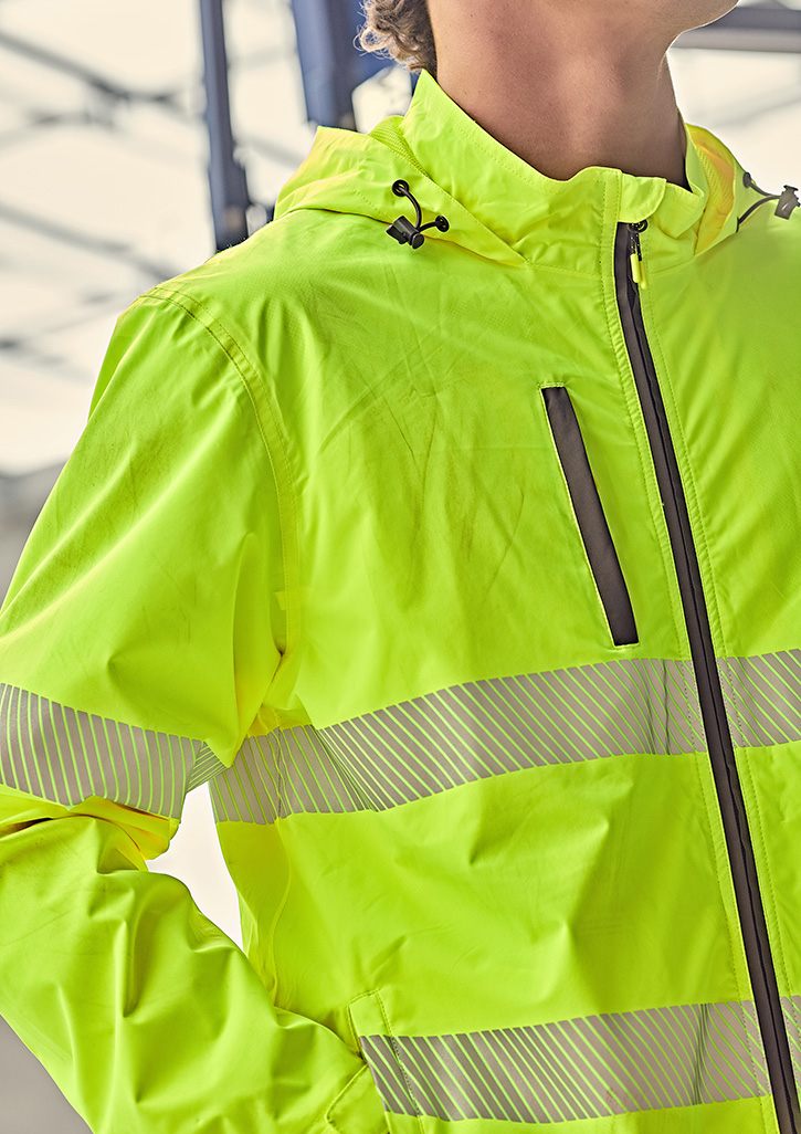 Unisex Super Light Segmented Tape Packable Rain Jacket - Image 14