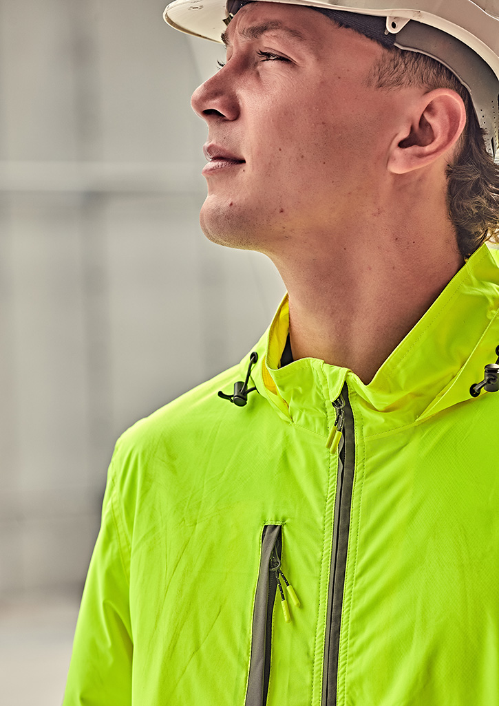 Unisex Super Light Segmented Tape Packable Rain Jacket - Image 16