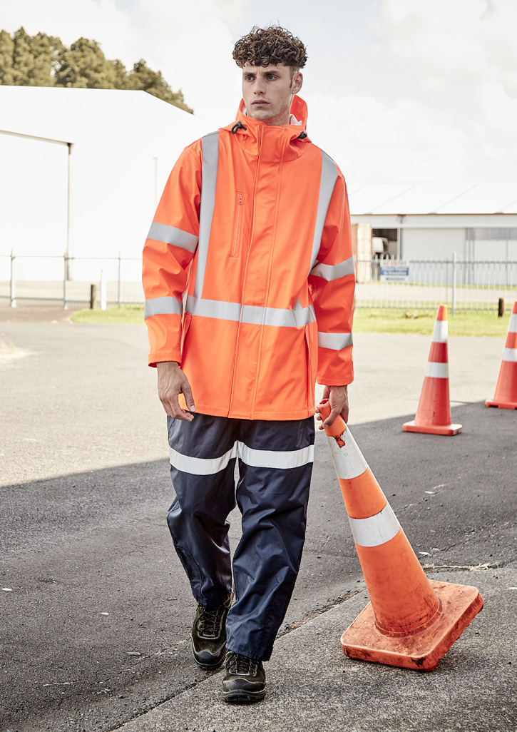 Mens Ttmc-W23 Hi Vis X Back Heavy Duty Waterproof Jacket - Image 7