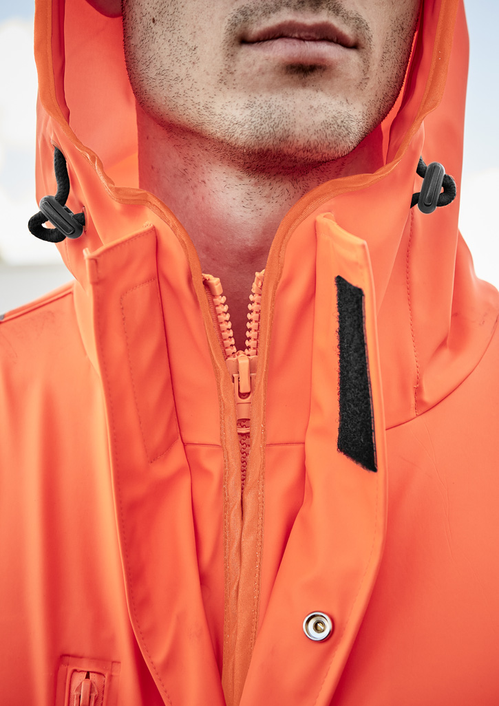 Mens Ttmc-W23 Hi Vis X Back Heavy Duty Waterproof Jacket - Image 10