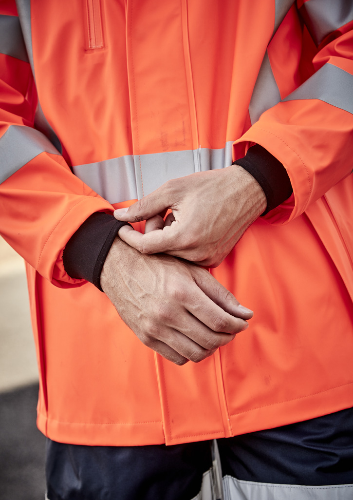 Mens Ttmc-W23 Hi Vis X Back Heavy Duty Waterproof Jacket - Image 12