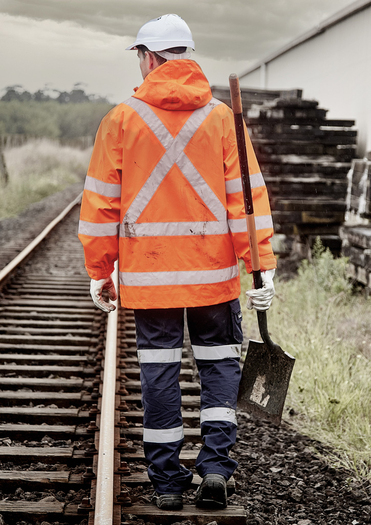 Mens Ttmc-W23 Hi Vis X Back Ultralite Waterproof Jacket - Image 3