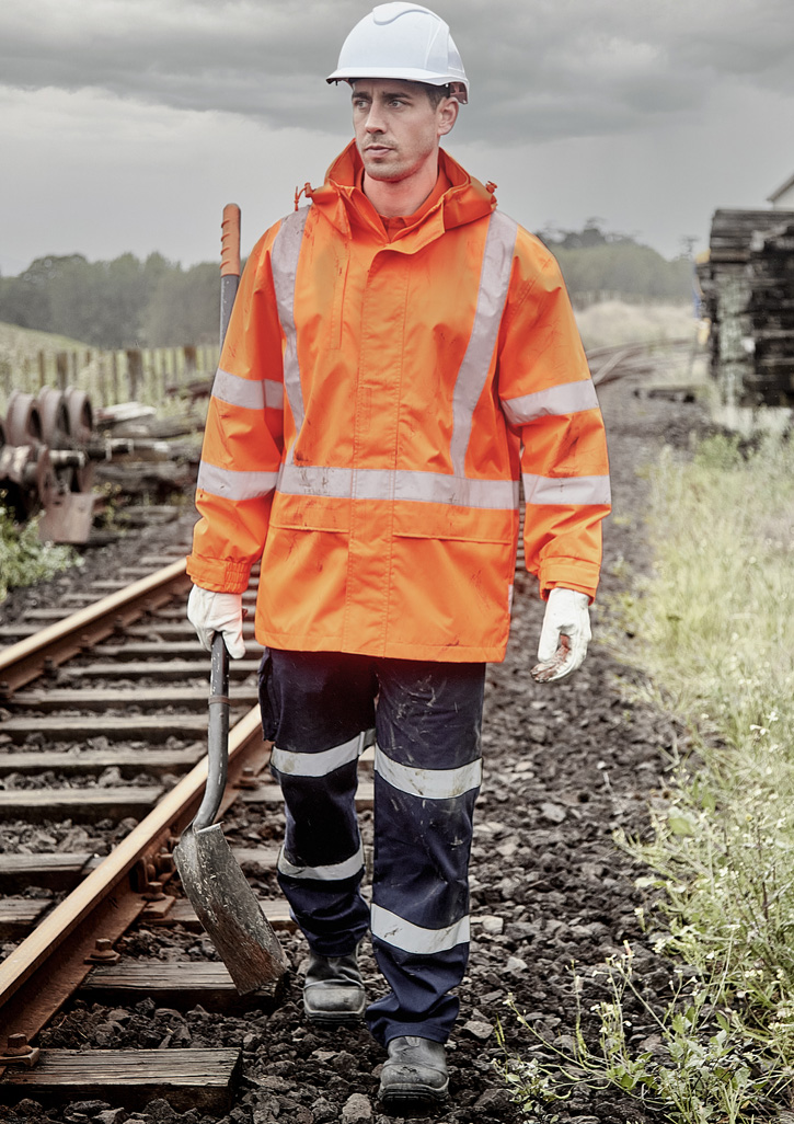 Mens Ttmc-W23 Hi Vis X Back Ultralite Waterproof Jacket - Image 4