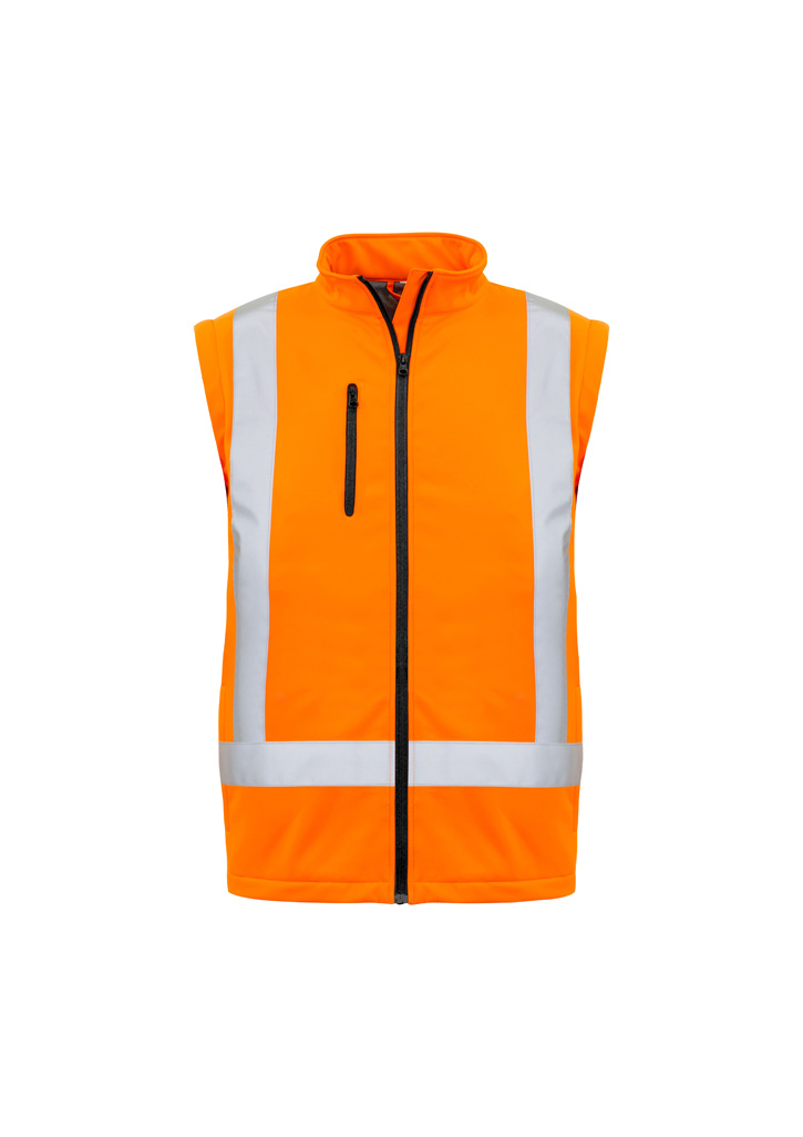 Unisex Hi Vis X Back 2 In 1 Softshell Jacket - Image 6