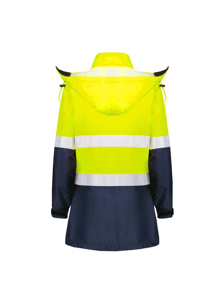 Womens Hi Vis Ultralite Waterproof Jacket - Image 7