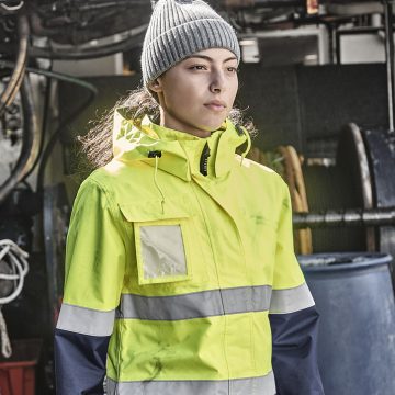 Womens Hi Vis Ultralite Waterproof Jacket