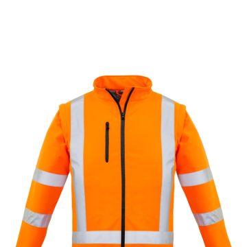 Womens Hi Vis NSW Rail X Back 2 In 1 Softshell Jacket