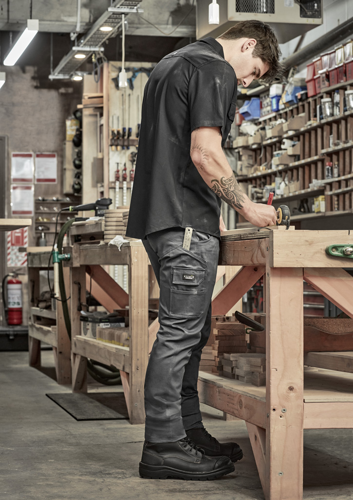 Mens Essential Basic Stretch Cargo Pant - Image 7