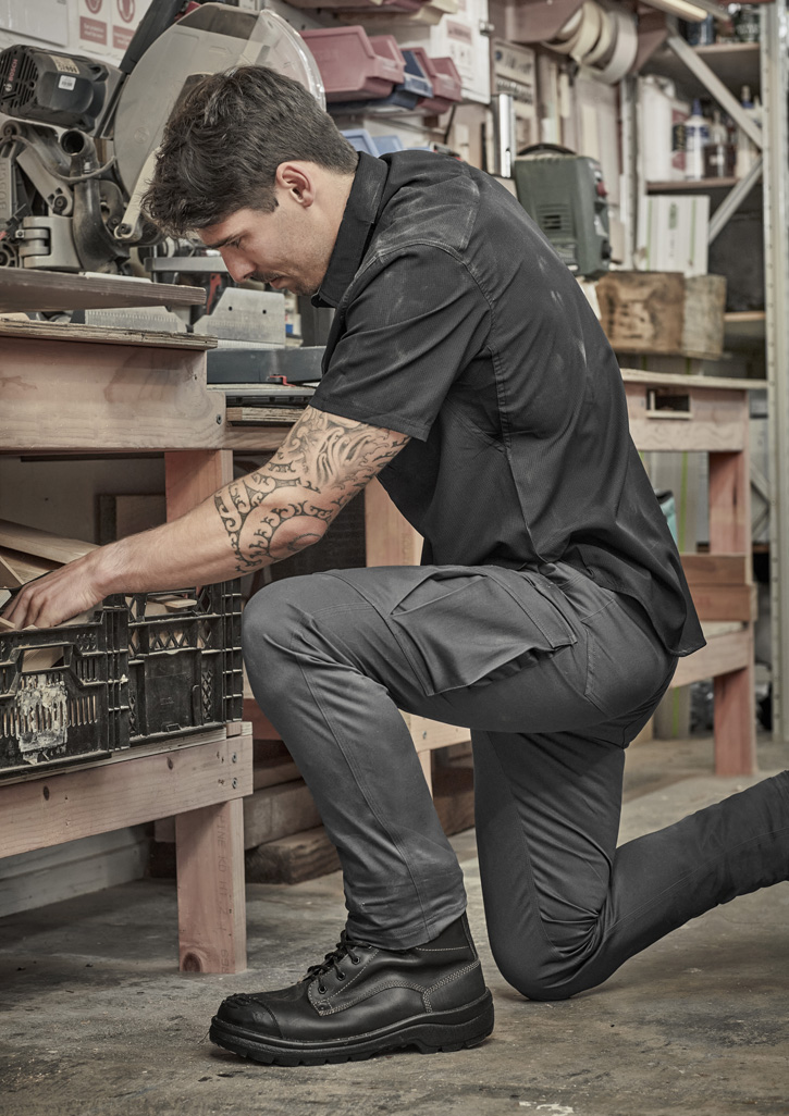Mens Essential Basic Stretch Cargo Pant - Image 8