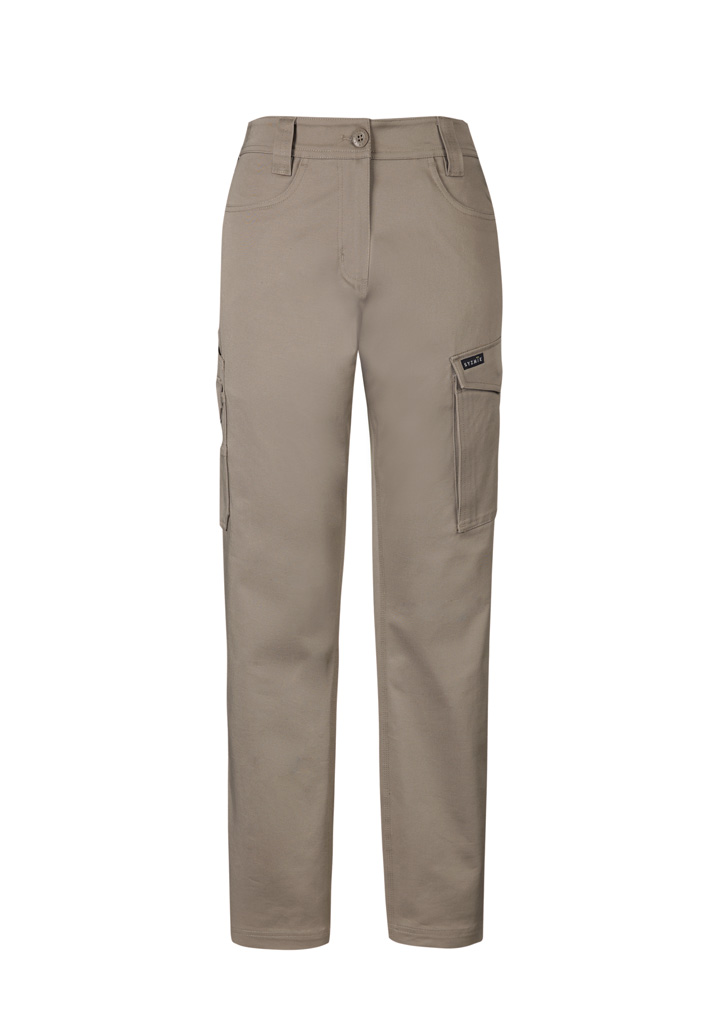Womens Essential Basic Stretch Cargo Pant - Image 10