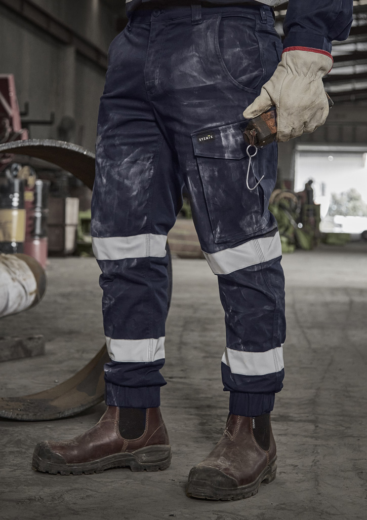 Mens Essential Stretch Taped Cargo Pant - Cuffed - Image 4