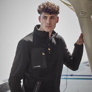 Unisex Streetworx Lightweight 1/4 Zip Polar Fleece