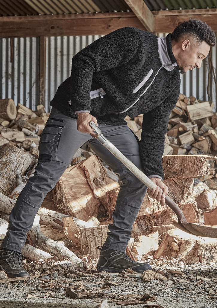 Unisex Streetworx Full Zip Sherpa Fleece - Image 13