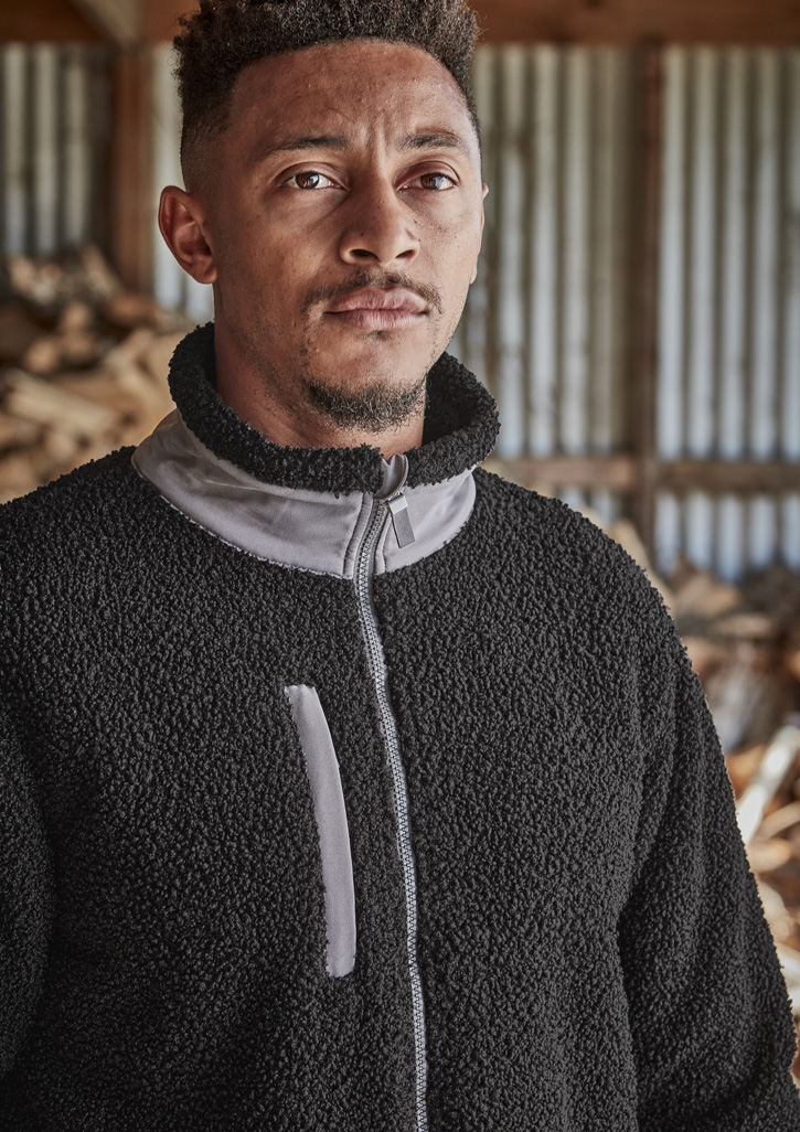 Unisex Streetworx Full Zip Sherpa Fleece - Image 14