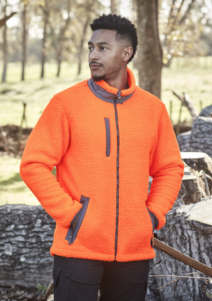 Unisex Streetworx Full Zip Sherpa Fleece - Image 6