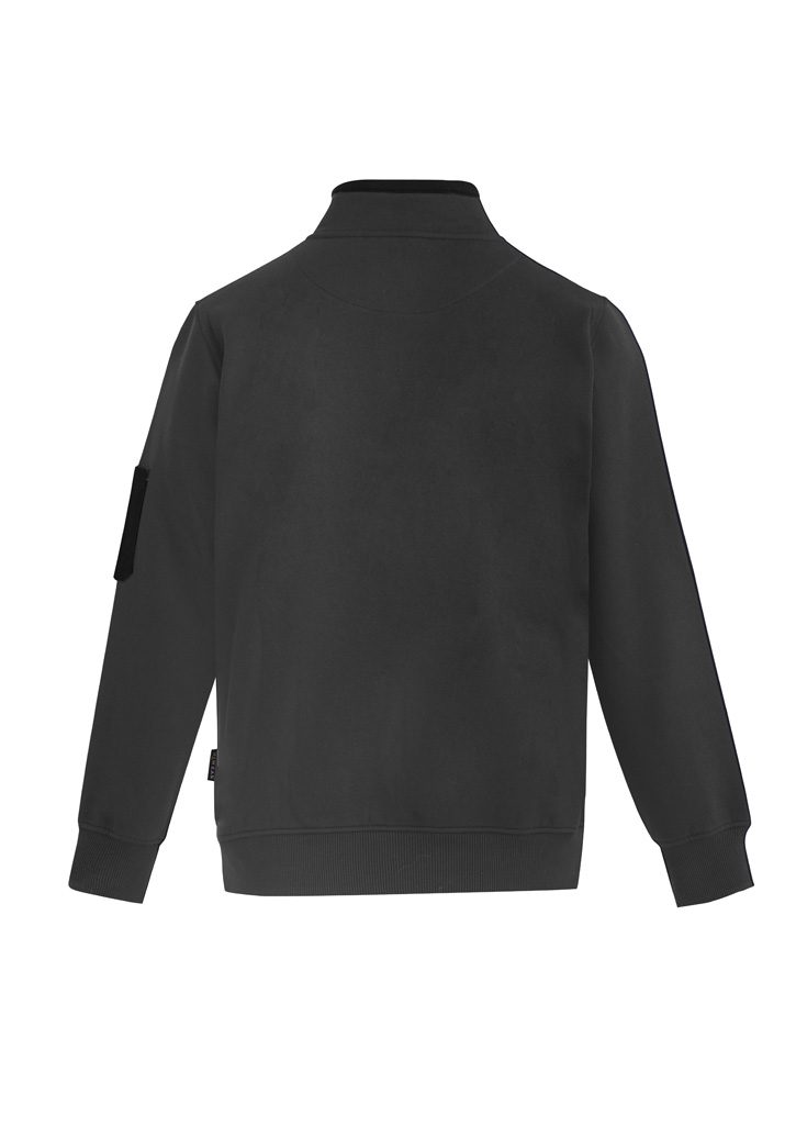 Unisex 1/4 Zip Brushed Fleece Pullover - Image 3