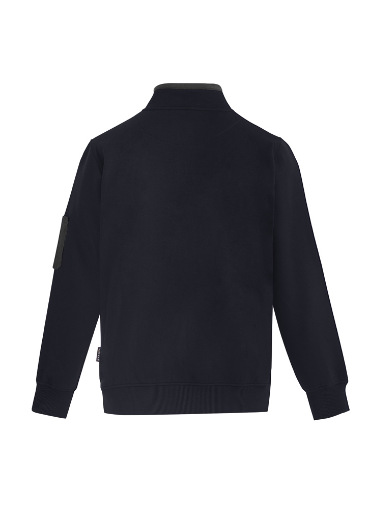 Unisex 1/4 Zip Brushed Fleece Pullover - Image 5