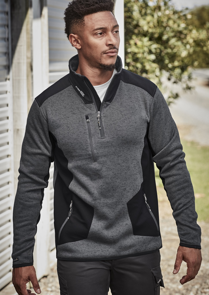 Unisex Streetworx Reinforced 1/4 Zip Pullover - Image 3