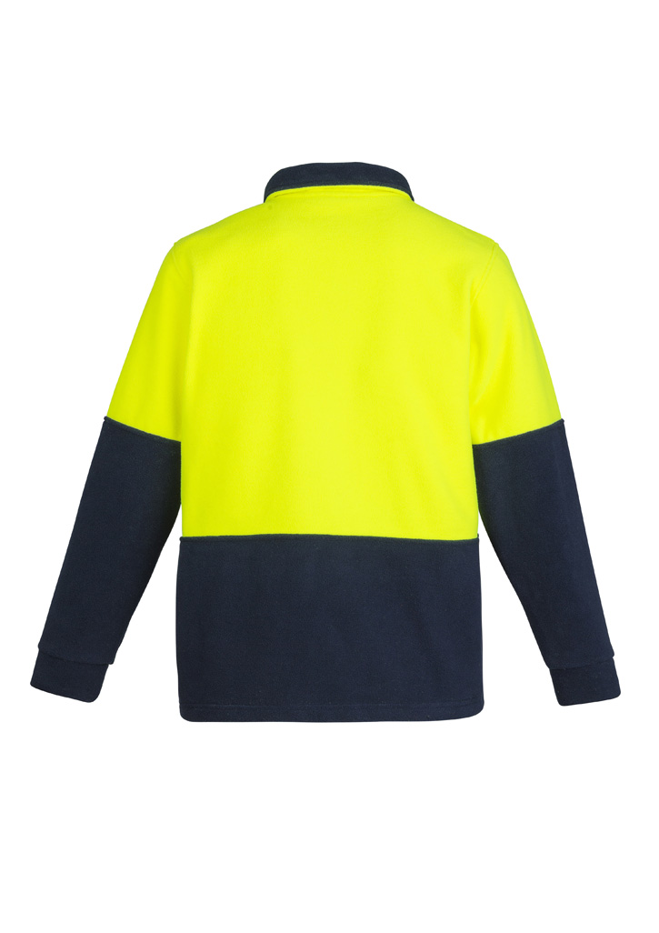 Unisex Hi Vis 1/2 Zip Polar Fleece Pullover - Image 6