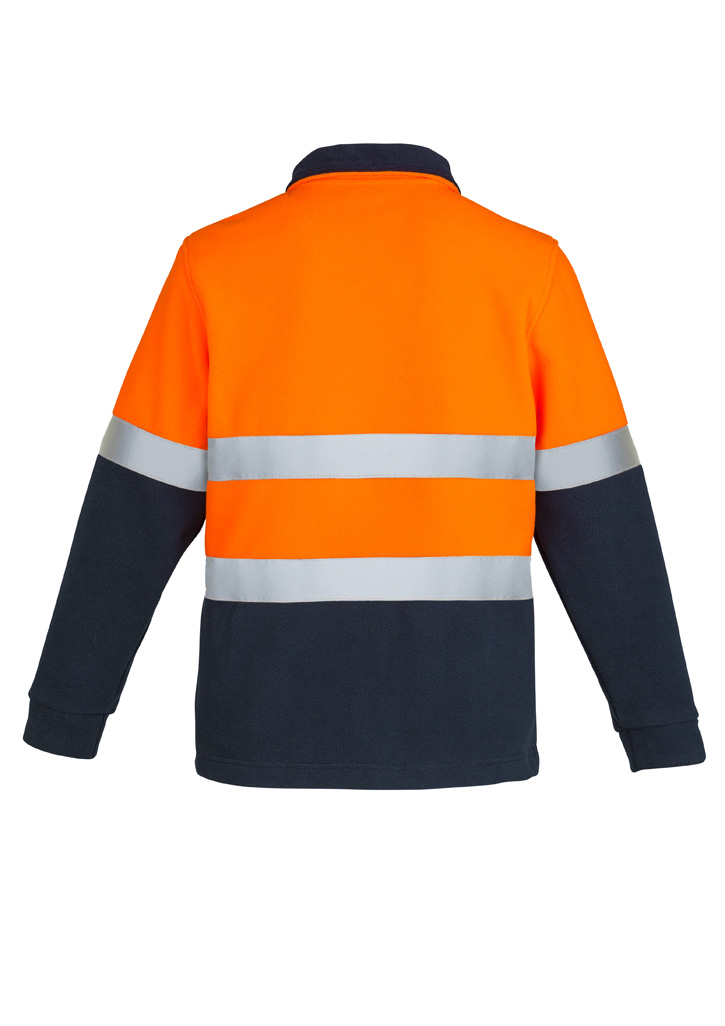 Unisex Hi Vis Polar Fleece Pullover - Hoop Taped - Image 5