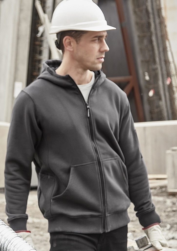Unisex Zip Front Multi-Pocket Hoodie - Image 15
