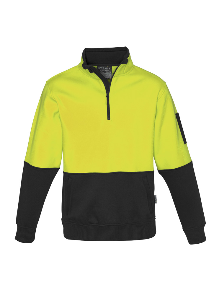 Unisex Hi Vis 1/2 Zip Pullover - Image 4